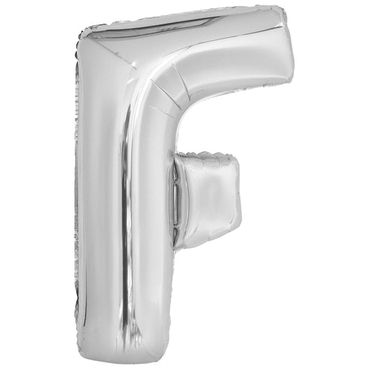 Μπαλόνι Φοιλ Γράμμα F Ασημί