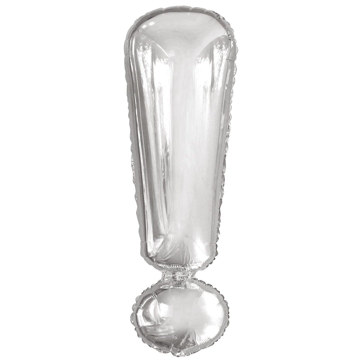 Μπαλόνι Φοιλ Σχήμα Σύμβολο ! Ασημί / Θαυμαστικό