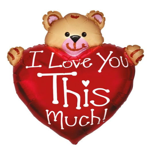 24" Μπαλόνι Αρκουδάκι 'I Love you this Much'