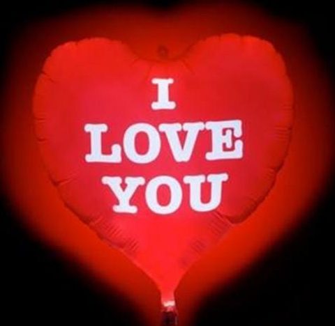 24" Μπαλόνι καρδιά με φωτάκι LED