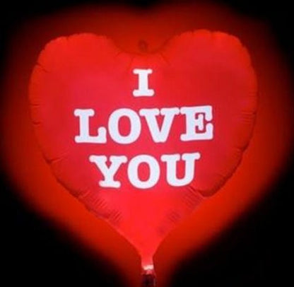 24" Μπαλόνι καρδιά με φωτάκι LED