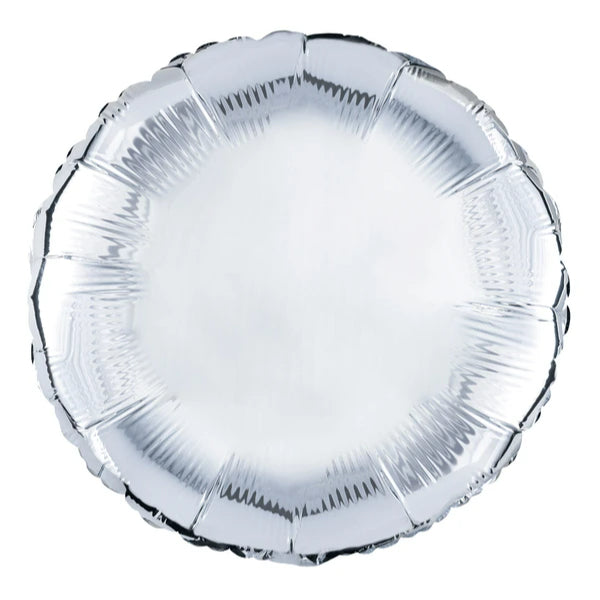 24″ Μπαλόνι Στρογγυλό Ασημί