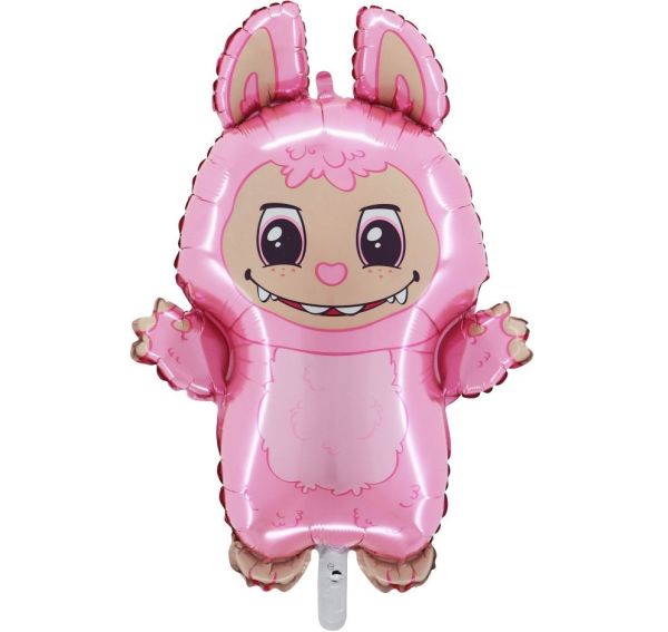 25'' Μπαλόνι Labubu - Ροζ