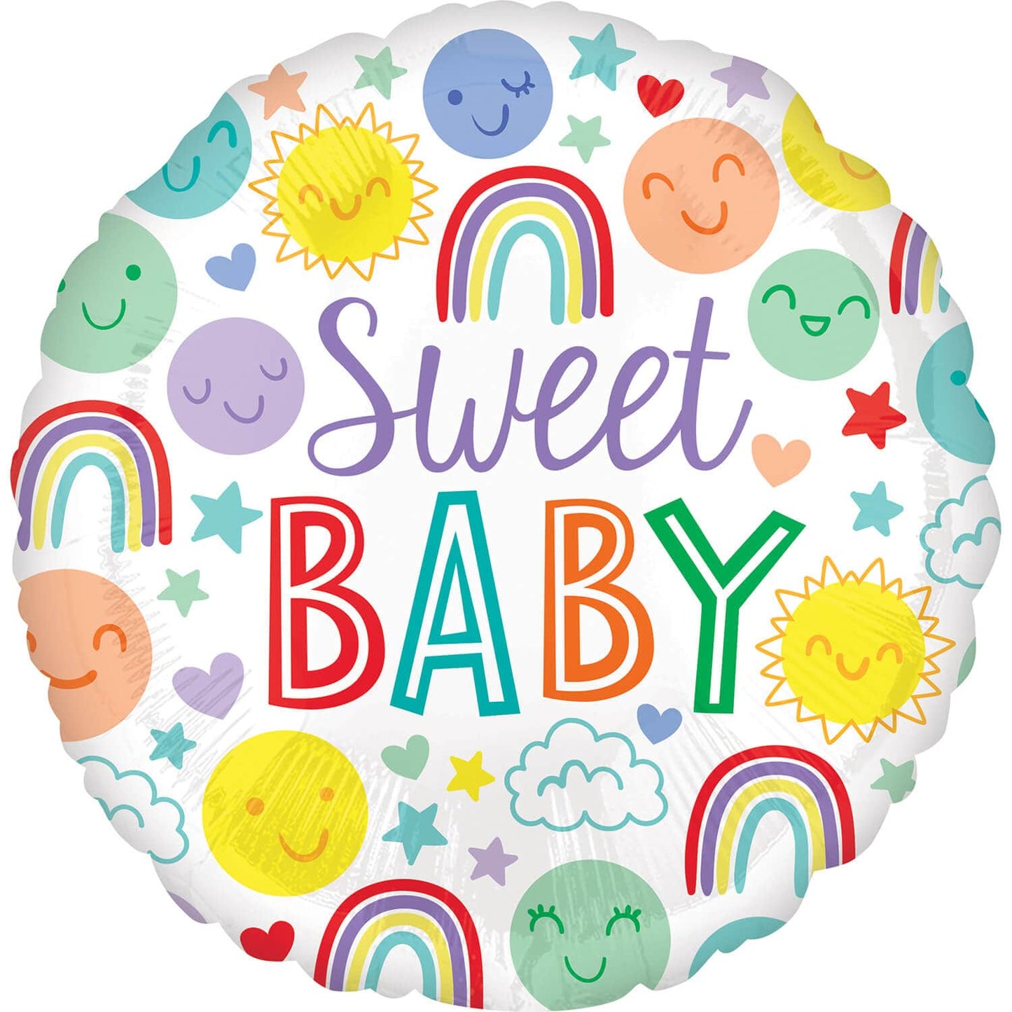 Μπαλόνι Φοιλ 17 Sweet Baby Icons /43 cm