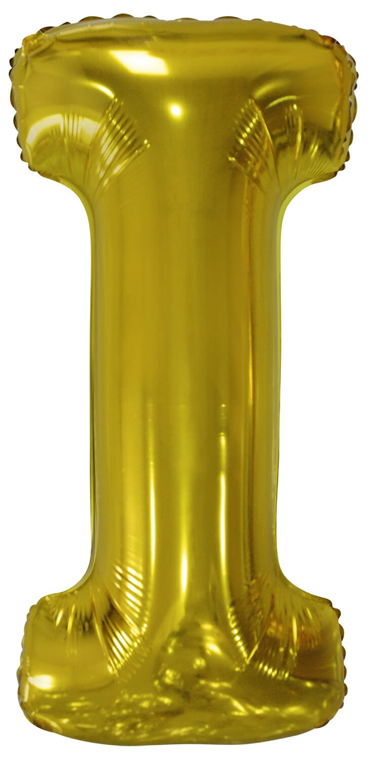 Μπαλόνι Φοιλ Σχήμα Γράμμα I Χρυσό