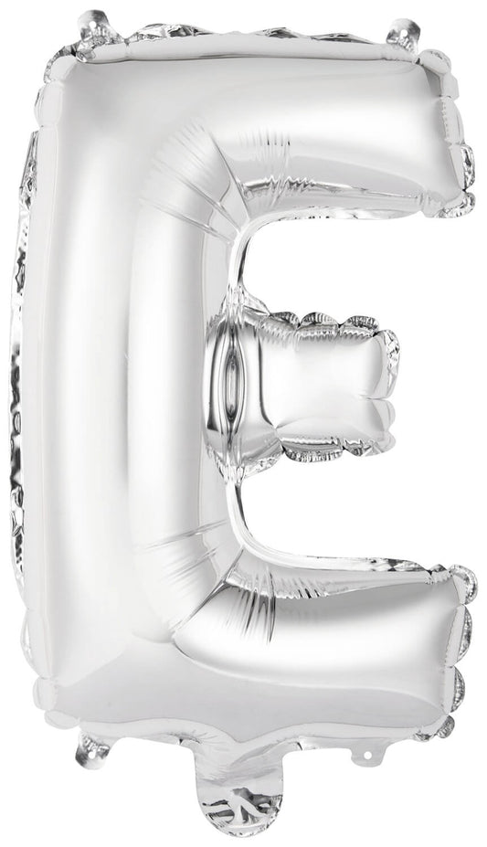 Μπαλόνι Φοιλ Μίνι Γράμμα E Ασημί