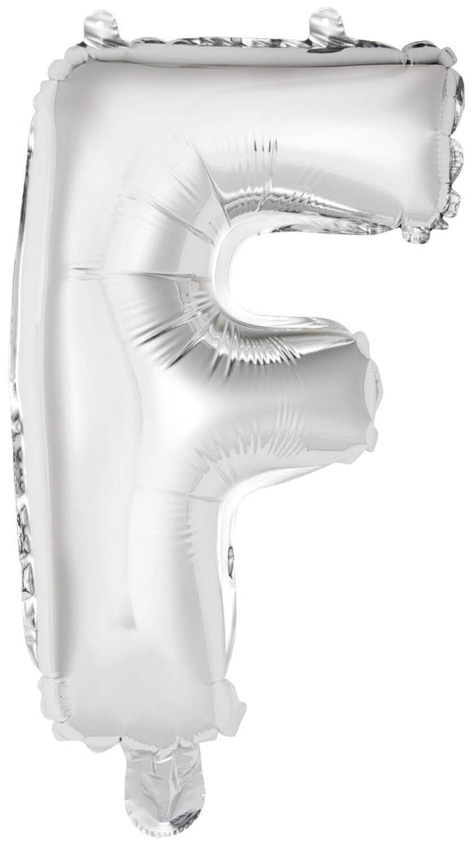 Μπαλόνι Φοιλ Μίνι Γράμμα F Ασημί
