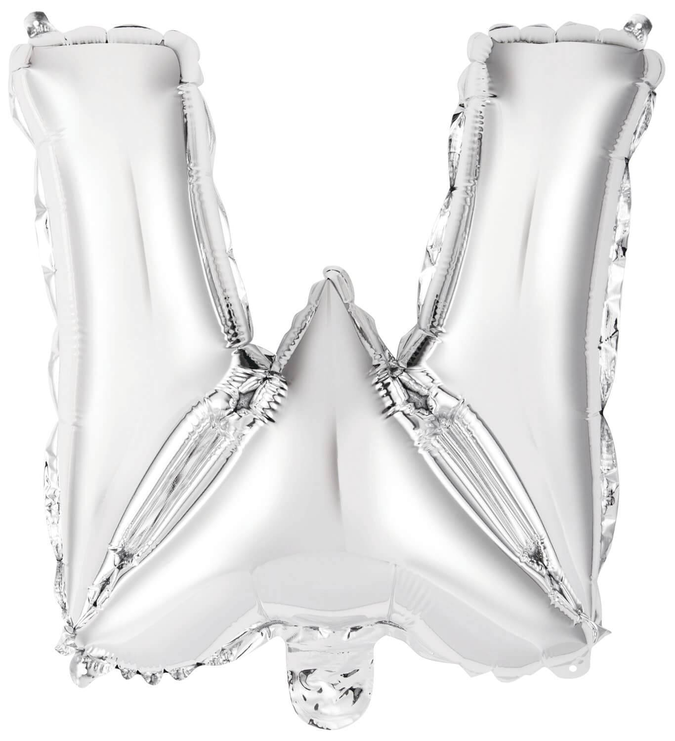 Μπαλόνι Φοιλ Μίνι Γράμμα W Ασημί