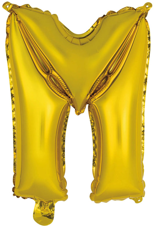 Μπαλόνι Φοιλ Μίνι Γράμμα M Χρυσό