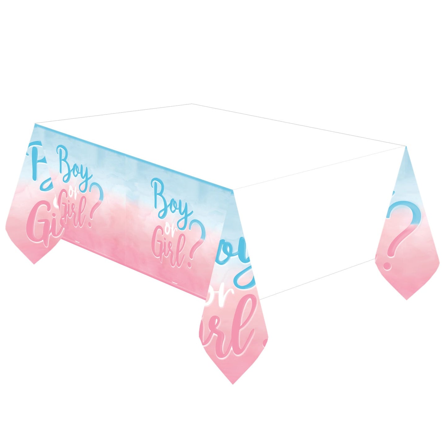 Τραπεζομάντηλο Χάρτινο The Big Reveal / 120 x 180 εκ