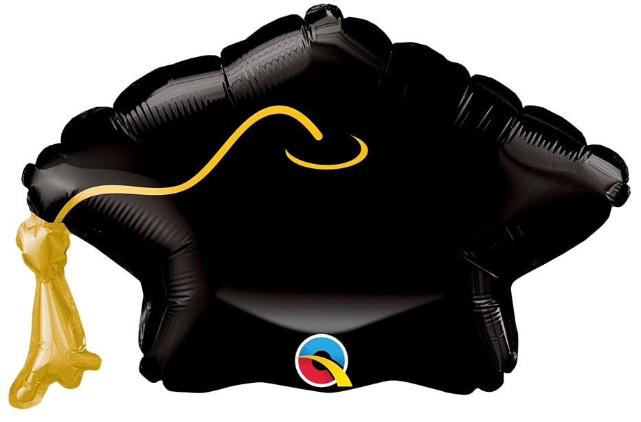 Μπαλόνι Φοιλ 14  Grad Cap  / 35εκ - Καπέλο Αποφοίτησης