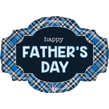 25" Μπαλόνι Father's Day Καρό