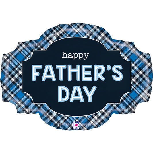 25" Μπαλόνι Father's Day Καρό