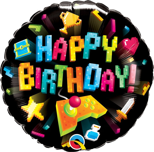 Μπαλόνι Φοιλ 18 Happy Birthday Gaming / 46εκ