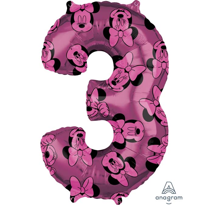 26" Μπαλόνι Minnie Mouse Αριθμός 3