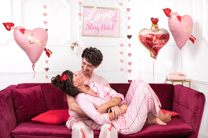 26" Μπαλόνι ροζ καρδιά με βέλος