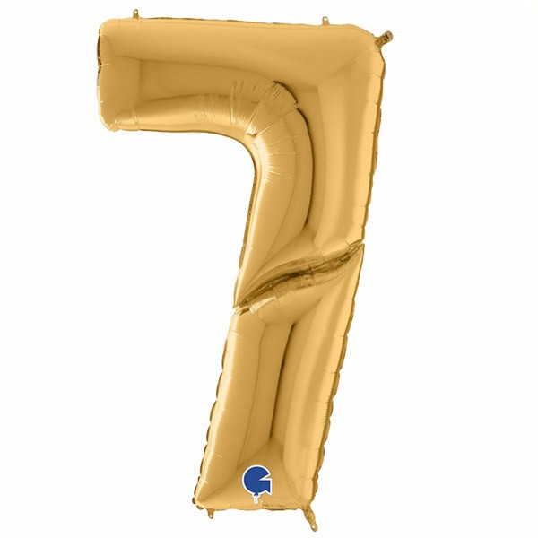 Μπαλόνια Αριθμοί Γίγας Χρυσό 163 cm – 64″