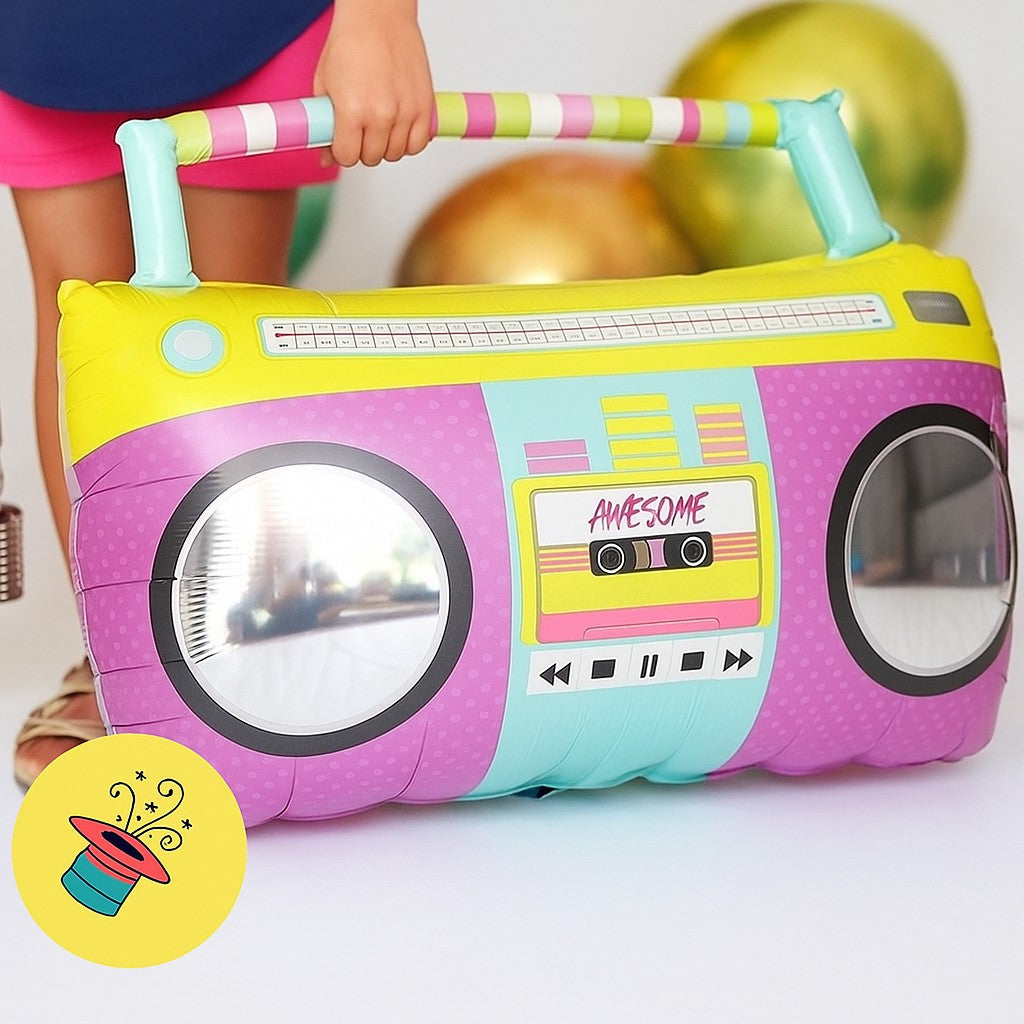 27'' Μπαλόνι Retro Κασετόφωνο Boombox