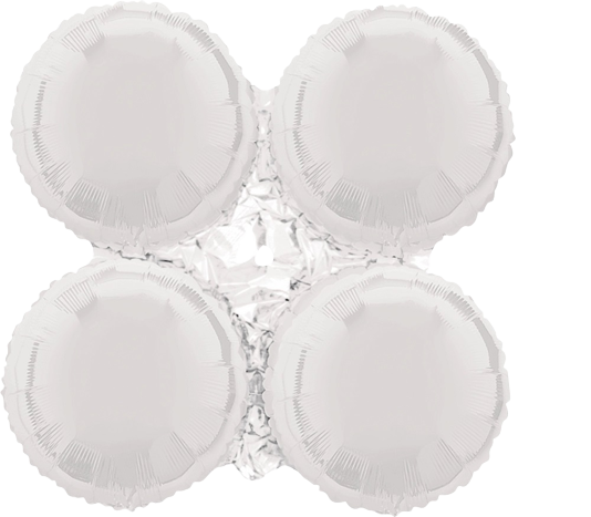 Μπαλόνι Φοιλ Γιρλάντα Λευκό