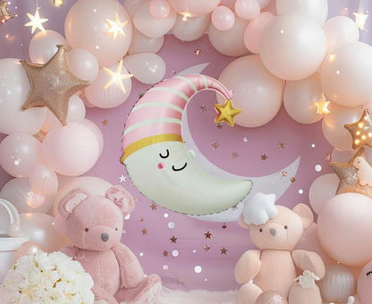 27" Μπαλόνι Ροζ Φεγγαράκι