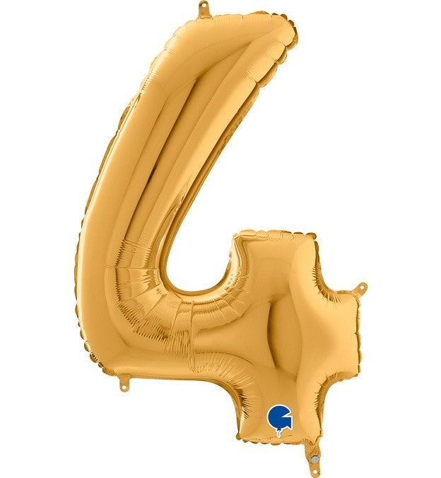Μπαλόνια Αριθμοί Χρυσό 66 cm – 26″