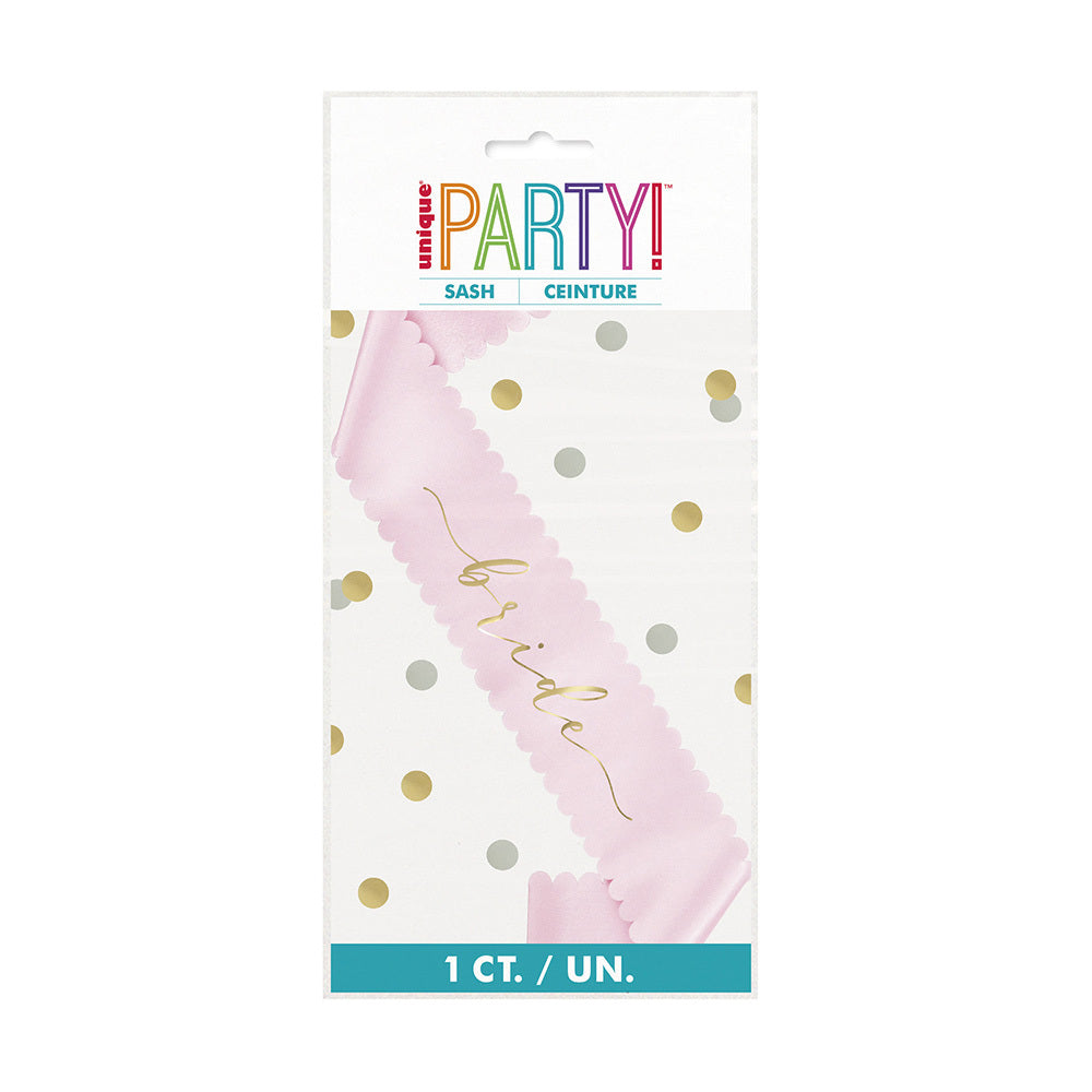 Κορδέλα Bride  σε χρώμα  Ροζ & Χρυσό