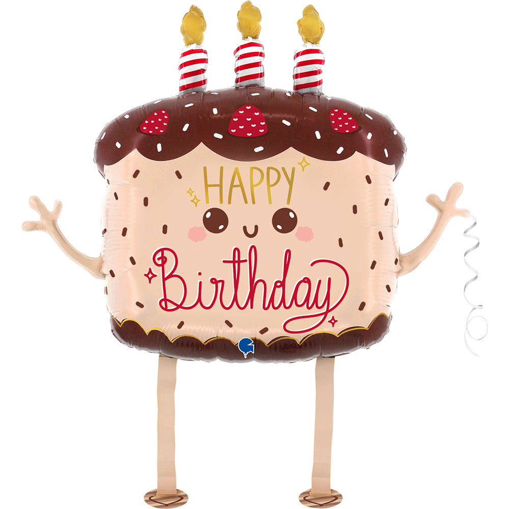 28" Μπαλόνι Happy Birthday  Pet Walker