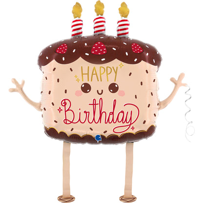 28" Μπαλόνι Happy Birthday  Pet Walker