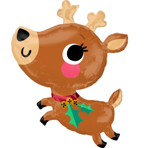 Μπαλόνι Φοιλ Adorable Reindeer 76εκ x 76εκ - Τάρανδος