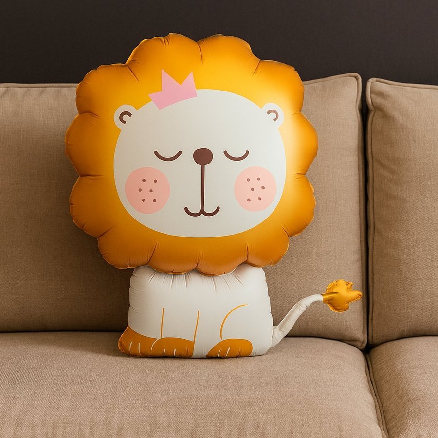 30'' Μπαλόνι Γλυκό Λιονταράκι (Με Στέμμα)