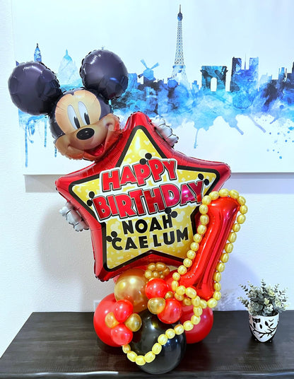 30" Μπαλόνι γενεθλίων Mickey Mouse Personalized