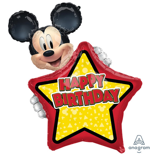30" Μπαλόνι γενεθλίων Mickey Mouse Personalized