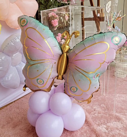 31'' Μπαλόνι Πεταλούδα παστέλ