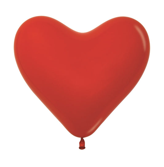 Μπαλόνια Λάτεξ Καρδιά 12 Κόκκινη Red / 50 τεμ
