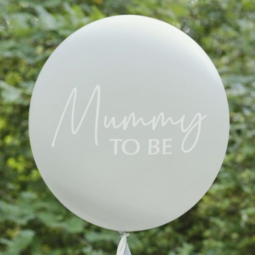 32" Μπαλόνι "Mummy to Be" με τεχνητά φύλλα