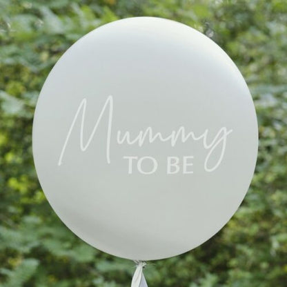 32" Μπαλόνι "Mummy to Be" με τεχνητά φύλλα