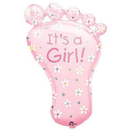 32" Μπαλόνι γέννησης Πατούσα Its a Girl