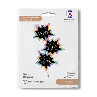 32" Μπαλόνι happy new year ουράνιο τόξο