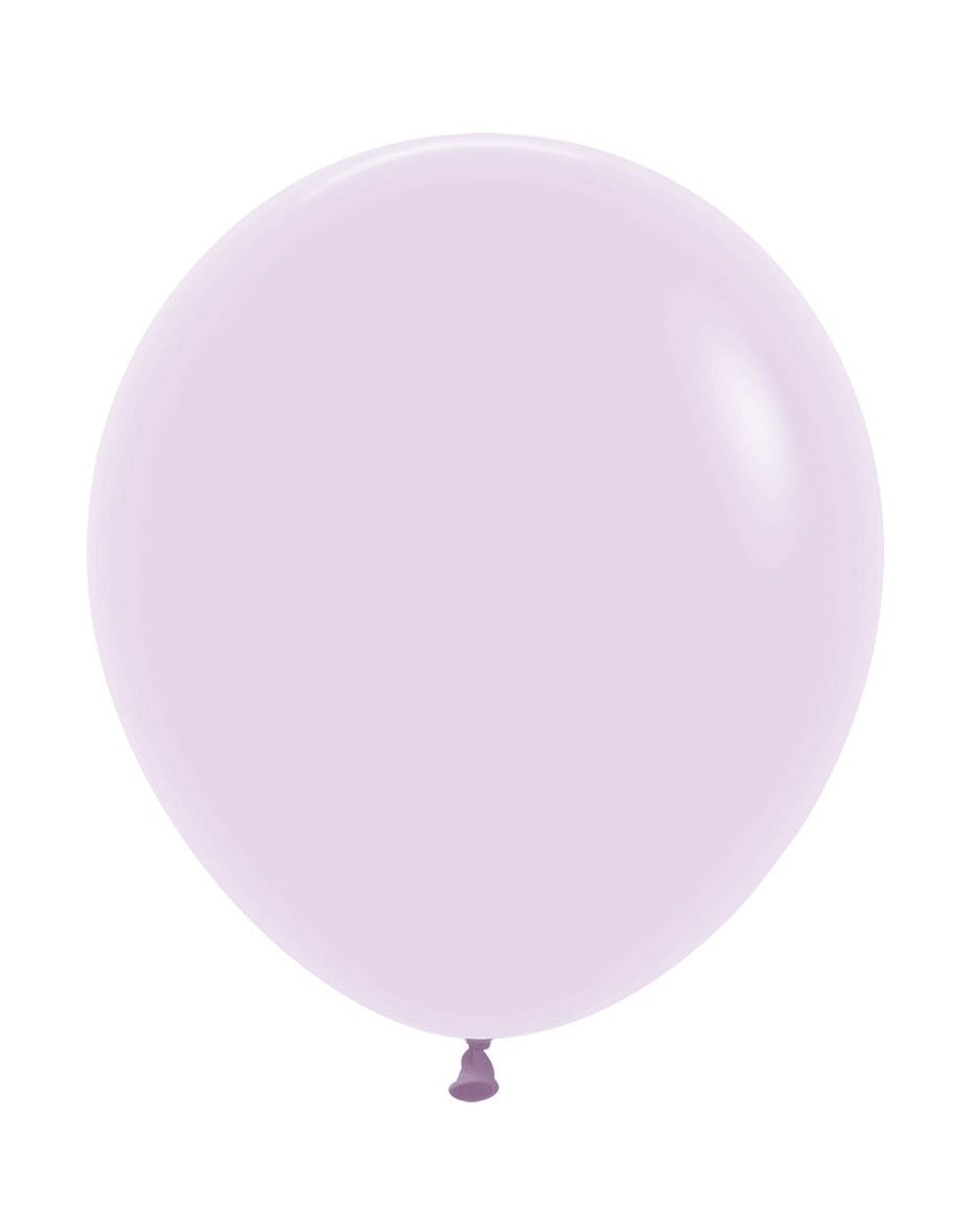 Μπαλόνια Λάτεξ 18 Λιλά Παστέλ / 25 τεμ - Pastel Matte Lilac