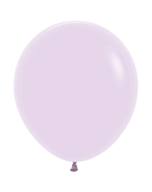 Μπαλόνια Λάτεξ 18 Λιλά Παστέλ / 25 τεμ - Pastel Matte Lilac