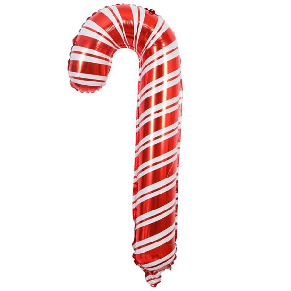 33" Μπαλόνι κόκκινο άσπρο Candy Cane