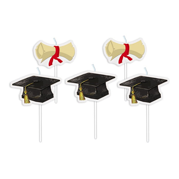 Κεριά Picks Graduation - Αποφοίτηση / 5 τμχ
