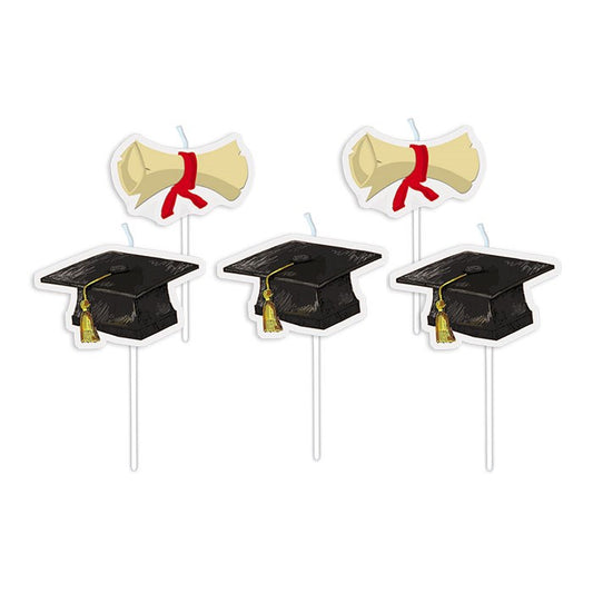 Κεριά Picks Graduation - Αποφοίτηση / 5 τμχ