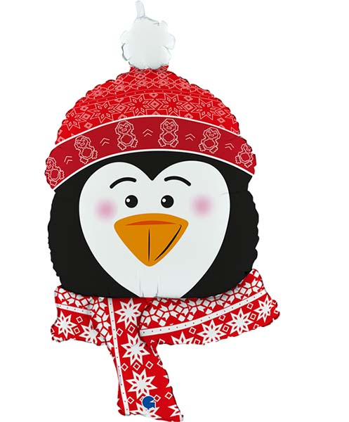 34" Μπαλόνι γλυκός Πιγκουίνος κεφάλι