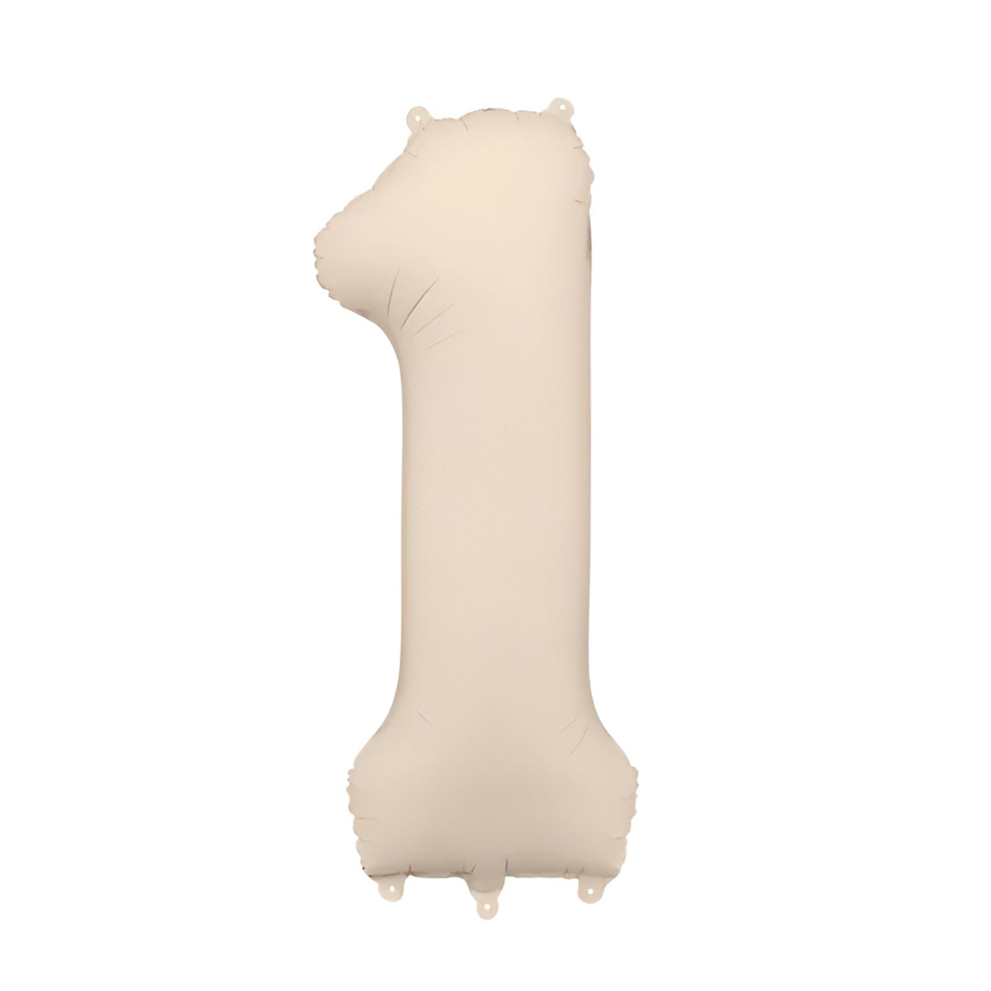 34″ Μπαλόνια Αριθμοί - Ανοιχτό Μπεζ