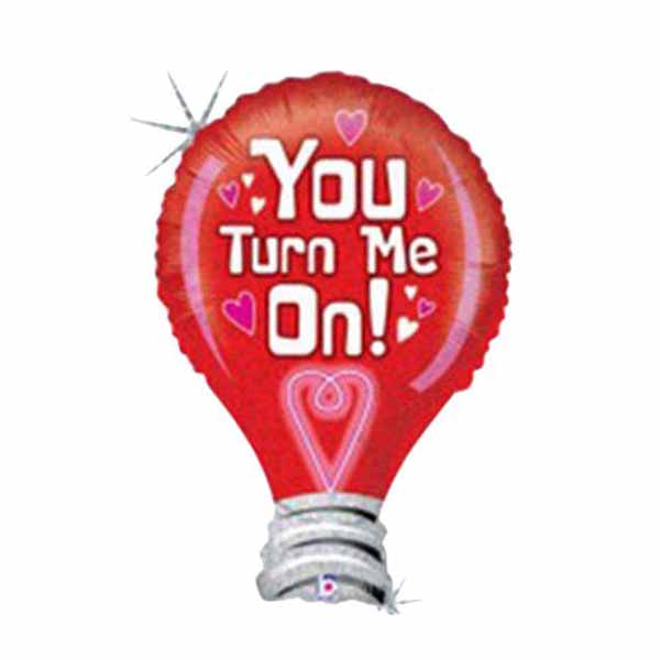 35'' Μπαλόνι Λάμπα 'You turn me on'