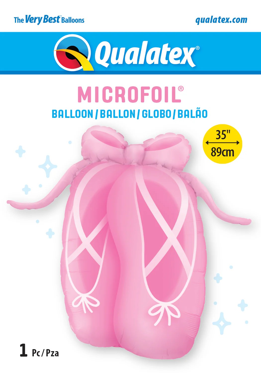 35'' Μπαλόνι Ροζ Πουέντ Μπαλαρίνας