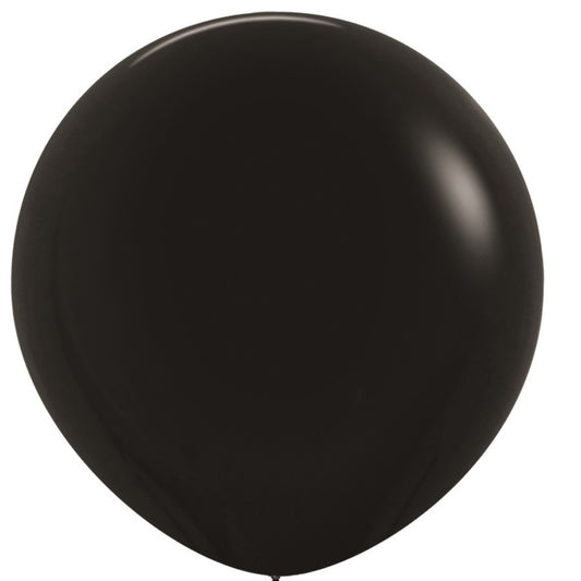Μπαλόνια Λάτεξ 24 Μαύρο  / 3 τεμ - Black