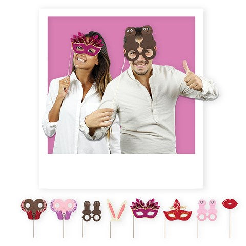 Σετ Φωτογραφικού Photo Booth Sexy / 8 τμχ