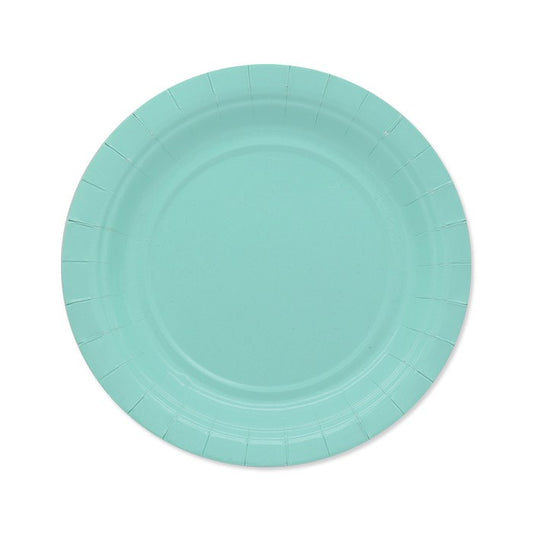 Πιάτα Στρογγυλά  18.8 εκ - Παστέλ Μέντα Acqua Marina / 25 τεμ